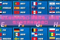 怎么赌世界杯盘口-深度指南，如何理性分析世界杯赛事盘口