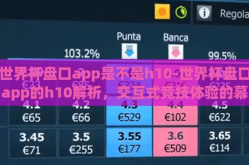 世界杯盘口app是不是h10-世界杯盘口app的h10解析，交互式竞技体验的幕后
