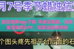 星空体育app下载-享星空璀璨，运用星空体育APP，探索运动新领域