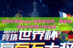 世界杯竞猜app-世界杯狂欢，揭秘竞猜APP的魅力与玩法