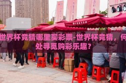 世界杯竞猜哪里买彩票-世界杯竞猜，何处寻觅购彩乐趣？