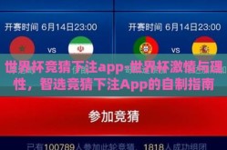世界杯竞猜下注app-世界杯激情与理性，智选竞猜下注App的自制指南