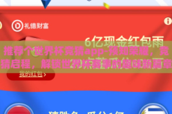 推荐个世界杯竞猜app-预知荣耀，竞猜启程，解锁世界杯赛事的趣味新篇章