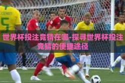 世界杯投注竞猜在哪-探寻世界杯投注竞猜的便捷途径