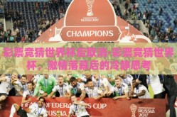 彩票竞猜世界杯后取消-彩票竞猜世界杯，激情落幕后的冷静思考