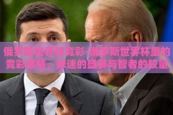 俄罗斯世界杯竞彩-俄罗斯世界杯里的竞彩激情，球迷的盛宴与智者的较量