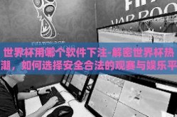 世界杯用哪个软件下注-解密世界杯热潮，如何选择安全合法的观赛与娱乐平台