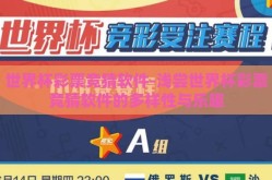 世界杯彩票竞猜软件-浅尝世界杯彩票竞猜软件的多样性与乐趣