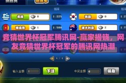 竞猜世界杯冠军腾讯网-赢家揭晓，网友竞猜世界杯冠军的腾讯网热潮