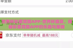 世界杯彩票竞猜APP-世界杯盛宴，揭秘彩票竞猜APP的乐趣与策略