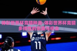 体彩世界杯竞猜种类-体彩世界杯竞猜多样性的乐趣与机会