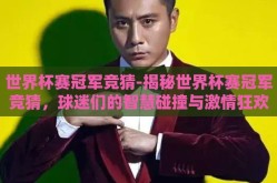 世界杯赛冠军竞猜-揭秘世界杯赛冠军竞猜，球迷们的智慧碰撞与激情狂欢