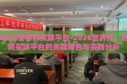 2026世界杯买球平台-2026世界杯，合规买球平台的关键角色与实践分析