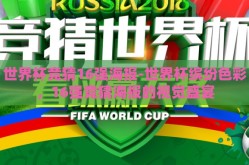世界杯竞猜16强海报-世界杯缤纷色彩，16强竞猜海报的视觉盛宴