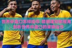 世界杯盘口怎样操作-精明理财新视角，剖析世界杯盘口的策略运作