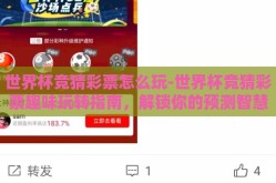 世界杯竞猜彩票怎么玩-世界杯竞猜彩票趣味玩转指南，解锁你的预测智慧
