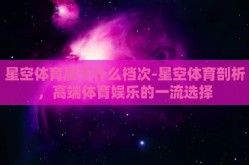 星空体育属于什么档次-星空体育剖析，高端体育娱乐的一流选择