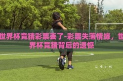 世界杯竞猜彩票丢了-彩票失落情缘，世界杯竞猜背后的遗憾