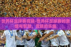 世界杯足球赛竞猜-世界杯足球赛的激情与智慧，竞猜的乐趣