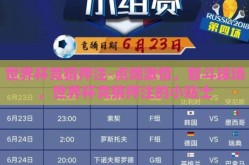 世界杯竞猜押注-点燃激情，智斗球场，世界杯竞猜押注的小贴士