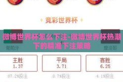 微博世界杯怎么下注-微博世界杯热潮下的精准下注策略