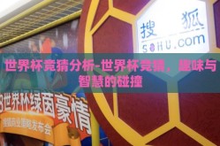 世界杯竞猜分析-世界杯竞猜，趣味与智慧的碰撞