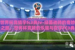 世界杯竞猜宇fc3典tv-绿茵驰骋的奇妙之旅，世界杯竞猜的乐趣与在宇FC3典TV中的探索