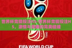 世界杯竞猜投注h5-世界杯竞猜投注H5，激情与策略的完美碰撞