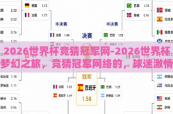 2026世界杯竞猜冠军网-2026世界杯梦幻之旅，竞猜冠军网络的，球迷激情与预测艺术