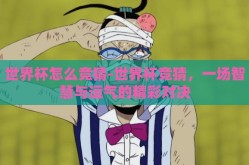 世界杯怎么竞猜-世界杯竞猜，一场智慧与运气的精彩对决