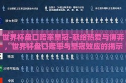 世界杯盘口赔率皇冠-献给热爱与博弈，世界杯盘口赔率与皇冠效应的揭示