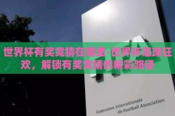 世界杯有奖竞猜在哪里-世界杯足球狂欢，解锁有奖竞猜的精彩路径