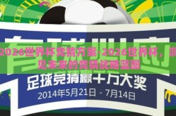 2026世界杯竞猜方案-2026世界杯，洞见未来的竞猜战略蓝图