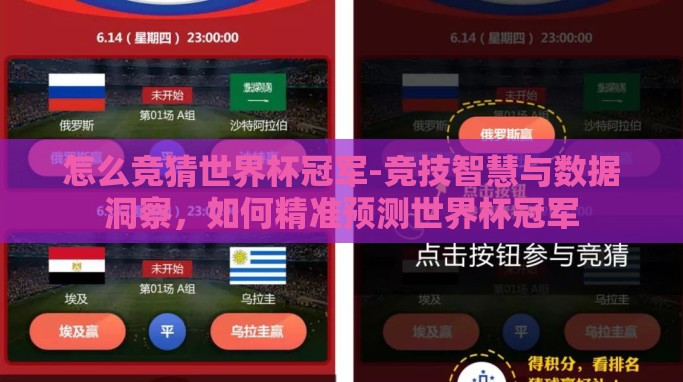 怎么竞猜世界杯冠军-竞技智慧与数据洞察,如何精准预测世界杯冠军 怎么竞猜世界杯冠军-竞技智慧与数据洞察,如何精准预测世界杯冠军