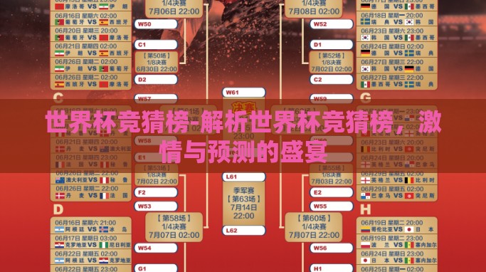 世界杯竞猜榜-解析世界杯竞猜榜,激情与预测的盛宴 世界杯竞猜榜-解析世界杯竞猜榜,激情与预测的盛宴