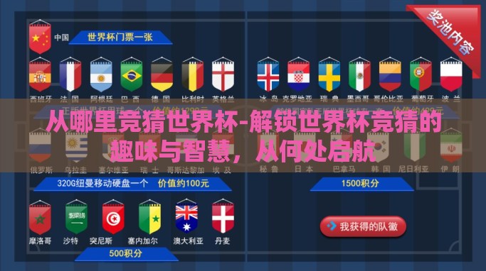 从哪里竞猜世界杯-解锁世界杯竞猜的趣味与智慧，从何处启航