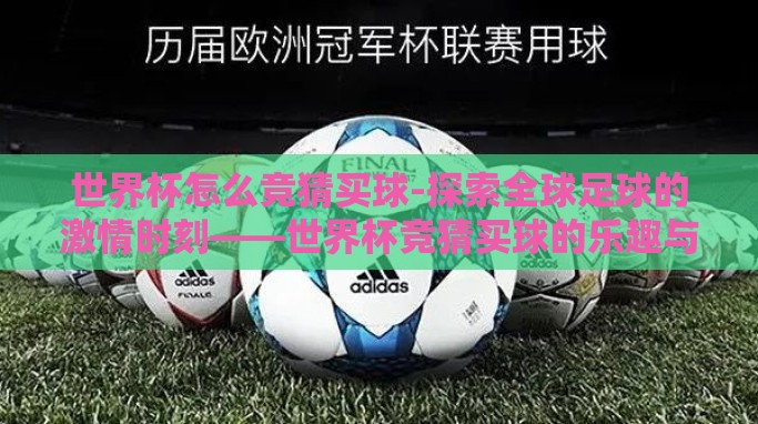 世界杯怎么竞猜买球-探索全球足球的激情时刻——世界杯竞猜买球的乐趣与技巧